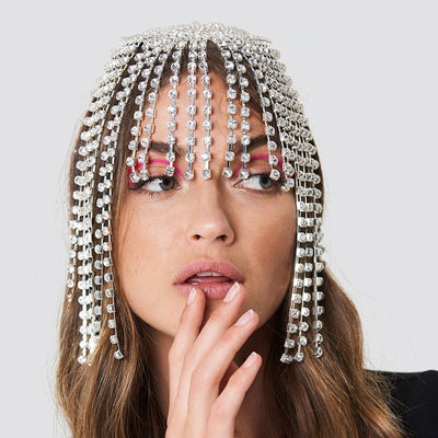 Tocado de Estrás con Flecos Exagerados, Accesorio para el Cabello de Estilo Étnico - Image 5