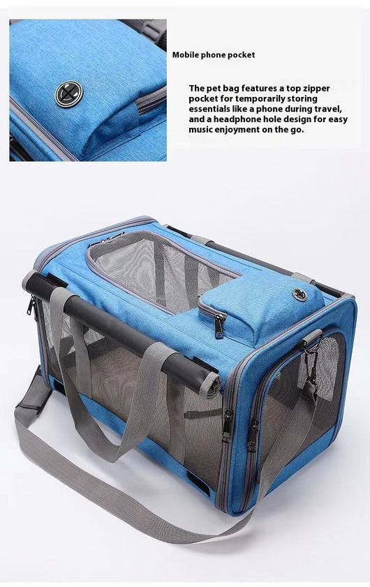 Bolsa Transportadora Premium para Mascotas - Gran Capacidad y Portabilidad - Image 9