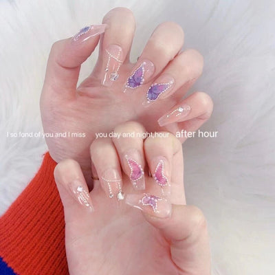 Uñas Postizas Removibles Diseño Clásico - Acabado Profesional - Image 23
