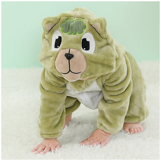 Pijama Enterizo de Franela con Diseño de Animales para Bebé - Image 14