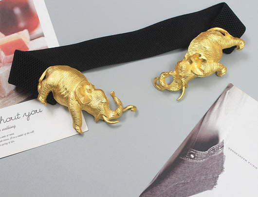 Cinturón de Cuero con Grabado Artesanal de Elefante - Image 3