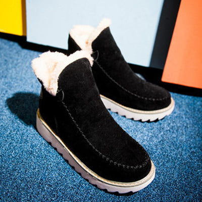 Botas Martin Cortas para Mujer con Forro Cálido de Terciopelo - Image 2