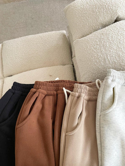 Pantalones Casuales Acolchados de Terciopelo Coreanos para Niños - Image 26
