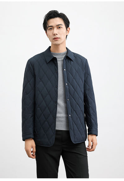 Chaqueta Térmica Acolchada de Seda Mulberry para Hombres Adultos y Mayores - Image 8