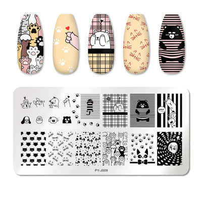 Placa de Estampado para Manicura en Acero Inoxidable - Image 6