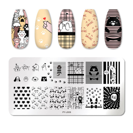 Placa de Estampado para Manicura en Acero Inoxidable - Image 6