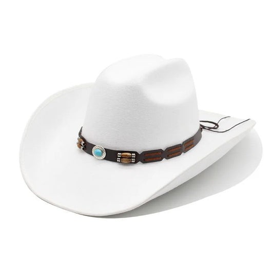 Conjunto Western: Gorro de Lana Turquesa, Cinturón y Denim Auténtico - Image 5