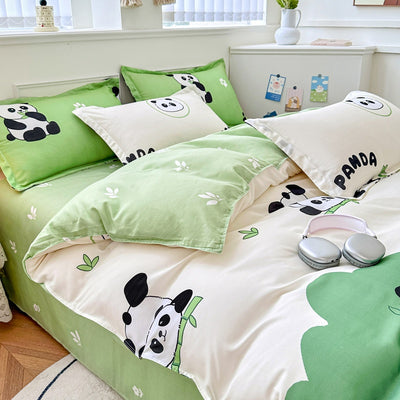 Sábanas de Algodón Puro Minimalistas para Cama - Image 23