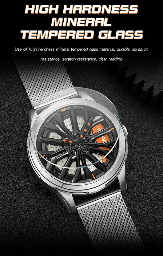 Reloj de Hombre Rueda de la Fortuna - Diseño Trendy con Energía de Buena Suerte - Image 21