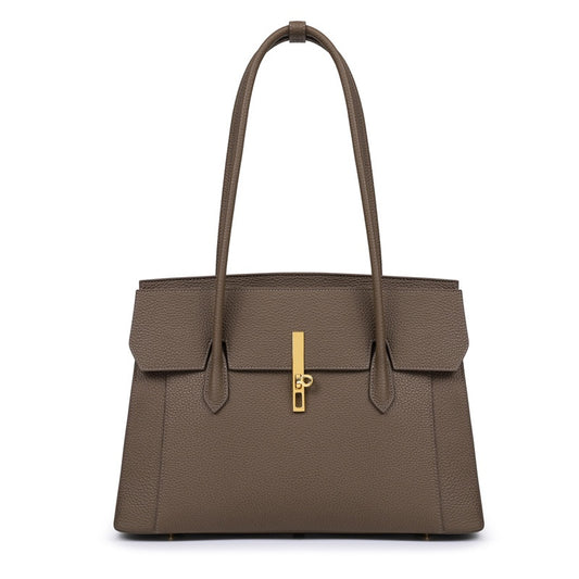 Bolso Tote de Gran Capacidad en Color Sólido para Mujer - Image 2