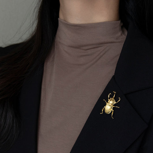 Broche Escarabajo Plateado S925 - Diseño Personalidad Elegante - Image 10