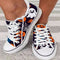 Zapatillas Bajas Halloween Calabaza Cabeza de Fantasma Impresión 3D