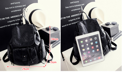 Mochila de Cuero Suave para Mamá - Bolso Versátil Multiuso - Image 13