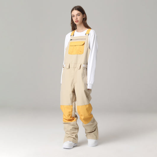 Pantalones de Esquí Impermeables Bicolor para Hombre y Mujer - Image 7