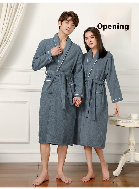 Bata de Toalla Absorbente Unisex - Pijama Cómodo para Hombre y Mujer - Image 21
