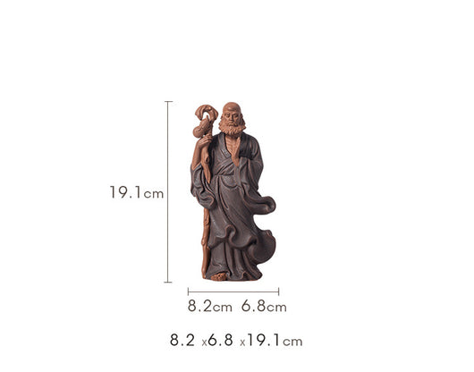 Ornamento Zen Ancestral: Bodhidharma Cruzando el Río - Image 17