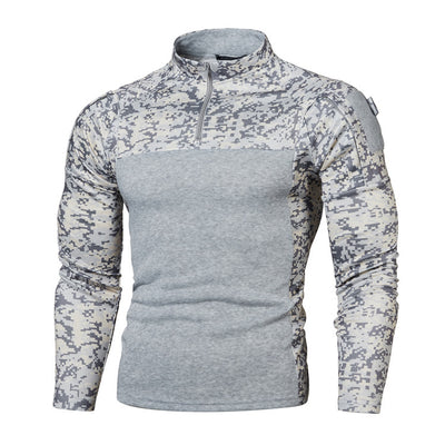 Playera de Camuflaje con Panel y Cierre - Image 9