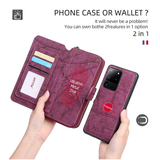 Funda de Cuero para Teléfono con Compartimentos para Tarjetas - Image 10