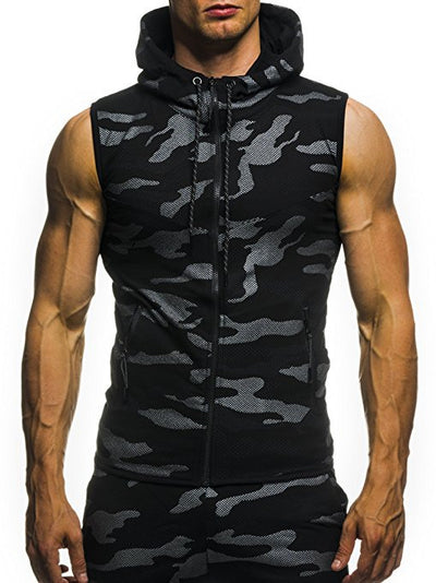 Chaleco Camuflaje Slim Fit con Dobladillo Redondeado - Image 12