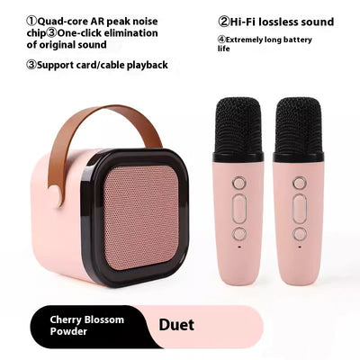 Micrófono Inalámbrico Bluetooth para Karaoke Familiar - Sistema Todo en Uno - Image 6