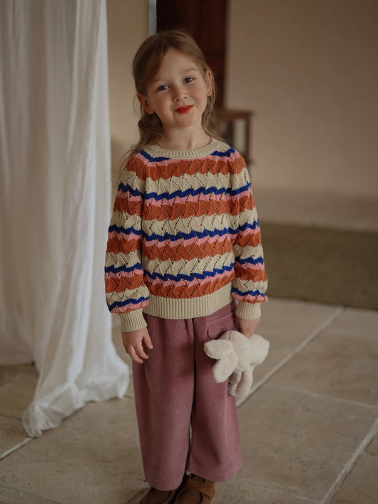 Suéter Rayado de Algodón para Niños Gas - Image 3