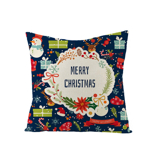 Funda de Almohada Navideña con Estampado Digital de Dibujos - Image 23