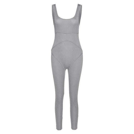Jumpsuit con Espalda Abierta y Detalles de Hilo - Image 6