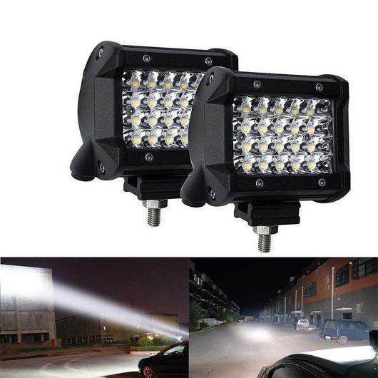 Barra de Luces LED 72W de 4 Filas para Vehículos Todoterreno