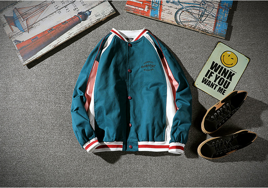 Chaqueta Estilo Hong Kong Oversized - Uniforme Béisbol Juvenil Hombre - Image 9