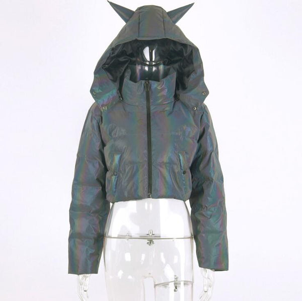 Chaqueta Reflectante Arcoíris para Invierno