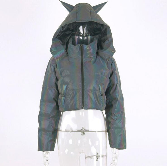 Chaqueta Reflectante Arcoíris para Invierno