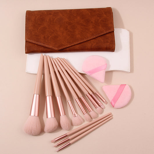 Set de 12 Brochas de Maquillaje Profesional Pelo Suave - Image 14
