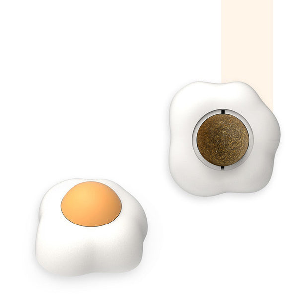 Bola de Hierba Gatera Interactiva Comestible para Gatos - Juguete Masticable Orgánico