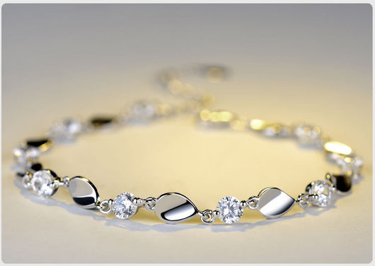 Pulsera de Plata Esterlina 925 con Diamantes Engastados - Image 6