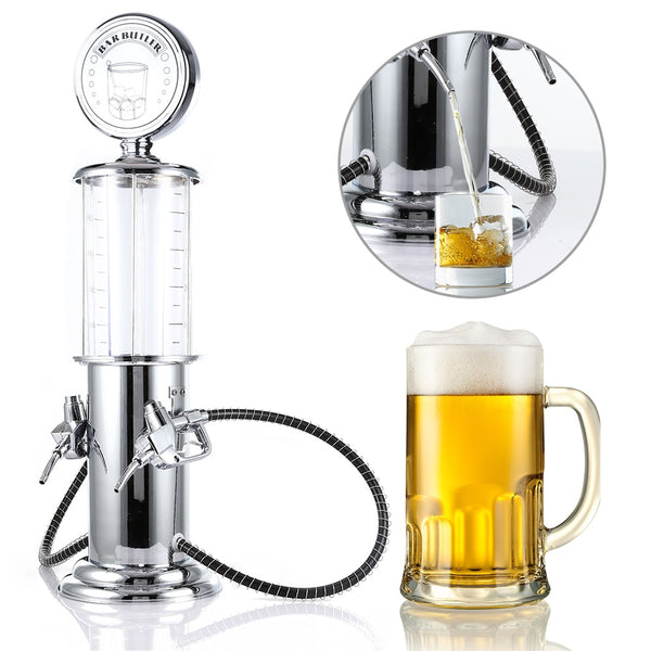 Dispensador de Cerveza Doble con Bombas y Diseño Transparente
