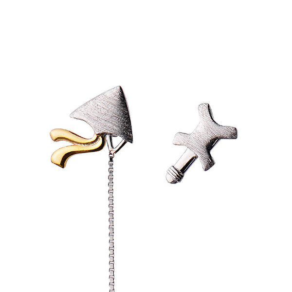 Aretes Asimétricos de Personalidad Larga - Image 10