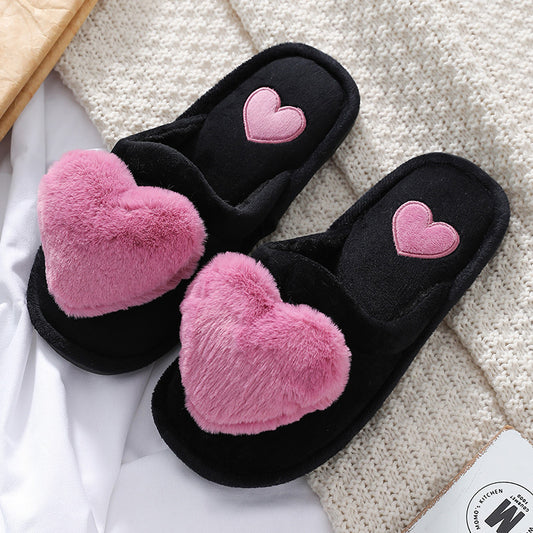 Pantuflas de Algodón Antideslizantes Cálidas Estilo Coreano para Mujer