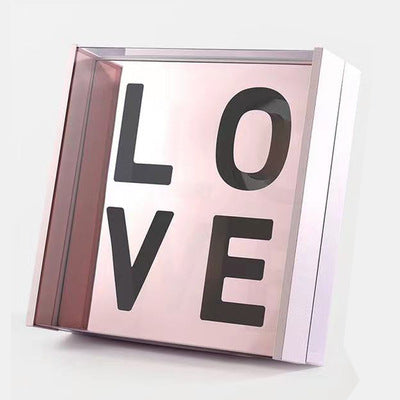 Caja de Flores Acrílicas Magic Mirror LOVE - Regalo Perfecto para San Valentín - Image 3