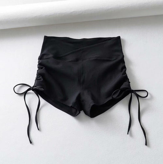 Shorts Deportivos Yoga Cintura Alta con Cordón Ajustable - Image 19