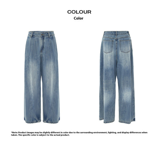 Jeans Sueltos Desteñidos para Otoño - Estilo Casual Moderno - Image 10