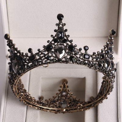 Accesorios de Fotografía Vintage Barroco con Circonita Negra - Image 10