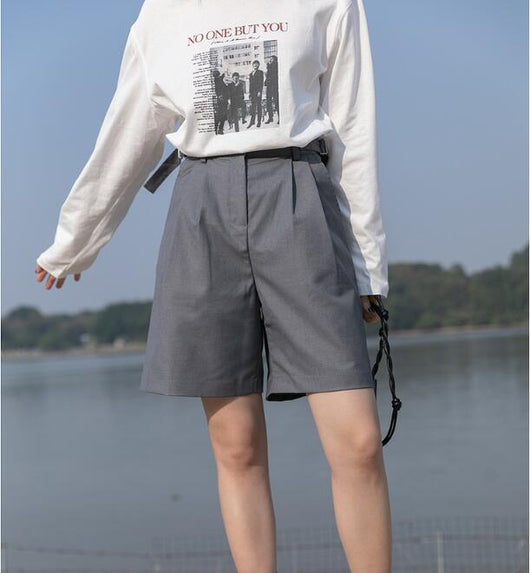 Shorts Casuales Holgados de Cintura Alta para Primavera - Image 3