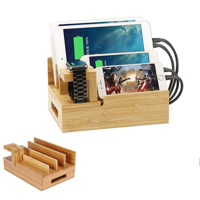 Soporte de Madera para iPhone y Apple - Diseño Elegante y Funcional - Image 4