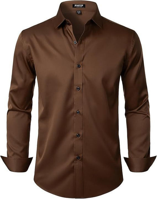 Camisa Social Blanca Elástica Talla Grande Hombre - Bestseller Amazon - Image 10