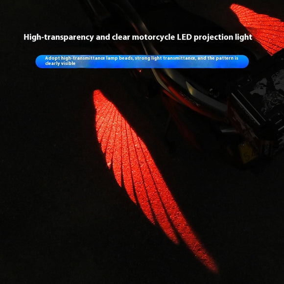 Luces de Proyección 'Alas de Ángel' para Motocicleta