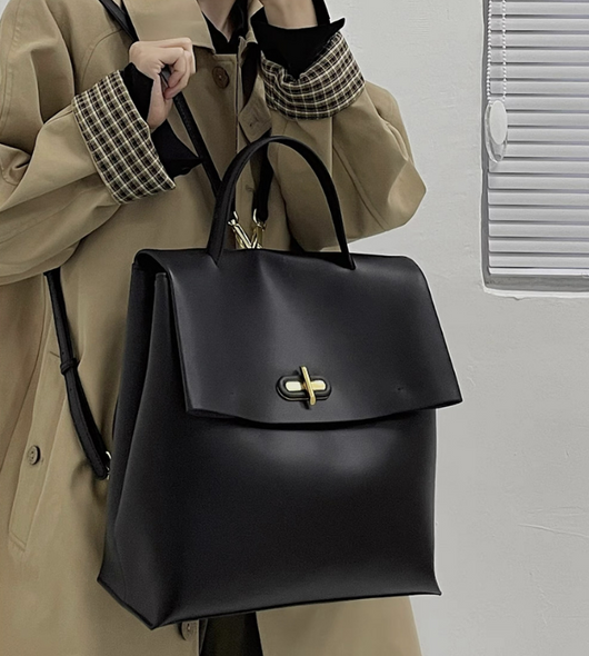 Mochila de Cuero Genuino Estilo Coreano para Mujer - Diseño Casual Versátil - Image 11