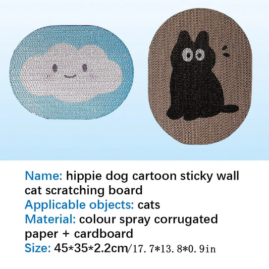Tablero Rascador para Gatos Nubes Azules - Protege tu Muebles - Image 2