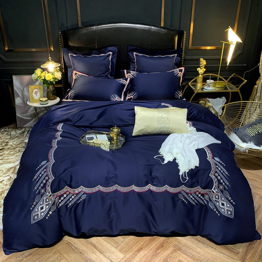 Juego de Cama de Algodón Pima Lujo con Bordado Artesanal - Image 35