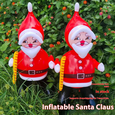 Papá Noel Inflable de PVC - Decoración Navideña Gigante