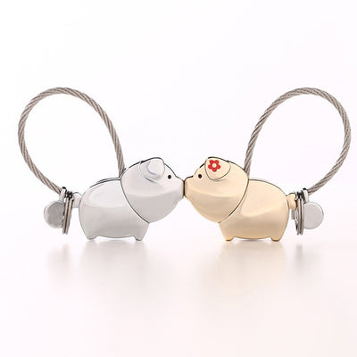 Llavero Pareja de Cerditos Besándose - Image 16